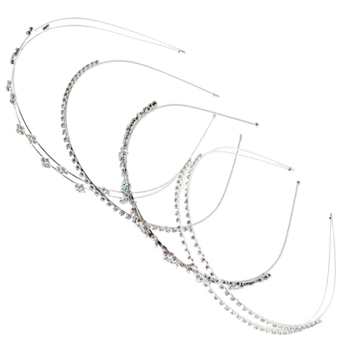 BESPORTBLE Braut Strass Stirnband Haarband Für Frauen Haarschmuck Für Frauen Hochzeit Haarranken von BESPORTBLE