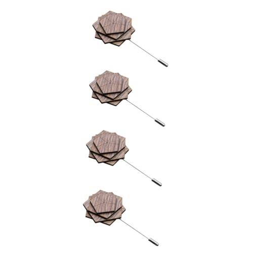 BESPORTBLE 4 Stück Blumen Anstecknadeln Blumen Anstecknadeln Für Männer Hochzeitsanzug Anstecknadeln Für Männer Anstecknadeln Anstecknadeln Für Männer Anstecknadeln Für Männer von BESPORTBLE