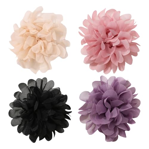 BESPORTBLE 4 Stück Blumenbrosche: Stoffblumenbroschen, Anstecknadeln für Frauen, Hochzeit, Party, Bankett, Kleid, Anzug, Kleidung, Zubehör, Schmuck von BESPORTBLE