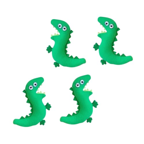 BESPORTBLE 4stücke Dinosaurier-brosche Plüschbrosche Cartoon-anstecker Diy-kleidungsbrosche Taschenschmuck Abzeichen Shirts Rucksäcke von BESPORTBLE