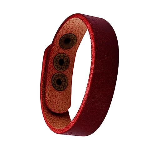 BESPORTBLE 4 Stück DIY Armband Hochwertigem Unisex Teiliges Dunkelrot Einfaches Elegantes Design für Studenten Ausgehen von BESPORTBLE
