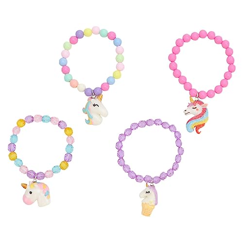BESPORTBLE 4 Stück Einhorn Armbänder für Bunte Perlenarmbänder Schmuckstück für Mädchen für Geburtstagsfeiern und Besondere Anlässe BESPORTBLE 4 Stück Einhorn Armbänder für Bunte Perlenarmbänder Schmuckstück für Mädchen für Geburtstagsfeiern und Besondere Anlässe von BESPORTBLE