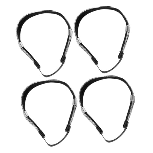 BESPORTBLE 4 Stück Elastische Fersenriemen für Damen mit Funkelnden Strasssteinen Verstellbare Rutsch Schuhriemen für High Heels Dekorative und Sichere Absätze Passend von BESPORTBLE