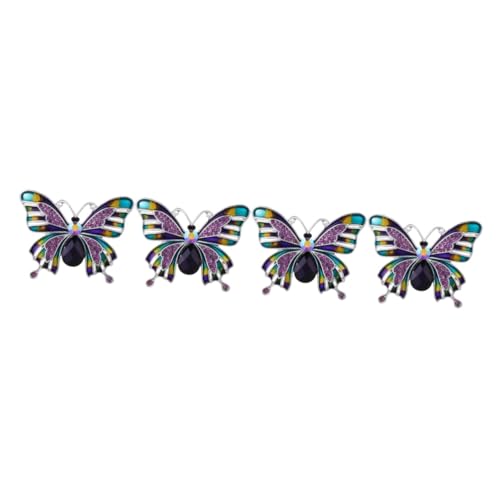 BESPORTBLE 4 Stück Farbenfrohe Brosche für Damen Anstecknadel für Kleidung Schals Taschen für Hochzeiten Partys Besondere Anlässe mit Funkelnden Strasssteinen von BESPORTBLE