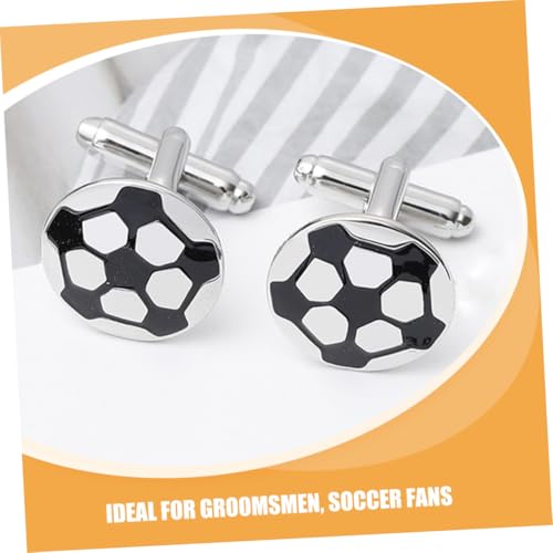 BESPORTBLE 4 Stück Fußball-Manschettenknöpfe Hochzeitsmanschettenknöpfe Uhr-Anstecknadel Kleiderknopf Manschettenknöpfe für Business-Hemden Manschettenknöpfe Schmuck Kupfer BESPORTBLE 4 Stück Fußball-Manschettenknöpfe Hochzeitsmanschettenknöpfe Uhr-Anstecknadel Kleiderknopf Manschettenknöpfe für Business-Hemden Manschettenknöpfe Schmuck Kupfer von BESPORTBLE