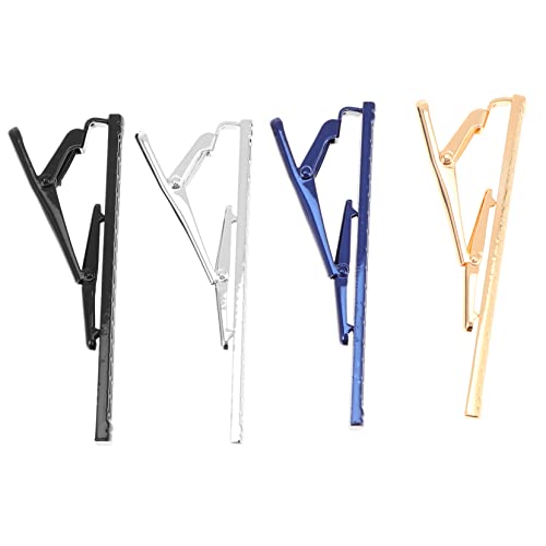 BESPORTBLE 4stücke Krawattenklammern Aus Kupfer Für Männer Praktische Befestigung Für Krawatte Schlichtes Design Sicherer Halt von BESPORTBLE