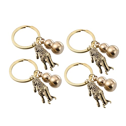BESPORTBLE 4stücke Ochsenförmiger Anhänger Aus Messer Stierkampf-schlüsselanhänger Kürbis-schlüsselanhänger Dekoratives Messer Geschirr Für Männer Und Taschenzubehör von BESPORTBLE
