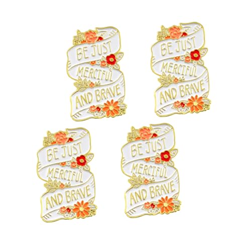 BESPORTBLE 4 Stück Kreative Brosche mit Positivem Zarte Legierungsbrosche für Kleidung Schals und Hüte Elegantes Accessoire für Frauen BESPORTBLE 4 Stück Kreative Brosche mit Positivem Zarte Legierungsbrosche für Kleidung Schals und Hüte Elegantes Accessoire für Frauen von BESPORTBLE