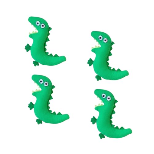 BESPORTBLE 4stücke Dinosaurier-brosche Plüschbrosche Cartoon-anstecker Diy-kleiderbrosche Abzeichen Taschenzubehör von BESPORTBLE