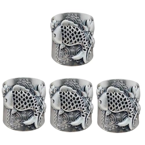 BESPORTBLE 4 Stück Retro Ring für Damen Verstellbarer Fingerring mit Öffnung Modischer Ring für Besondere Anlässe für Freundinnen für Hochzeiten Partys von BESPORTBLE