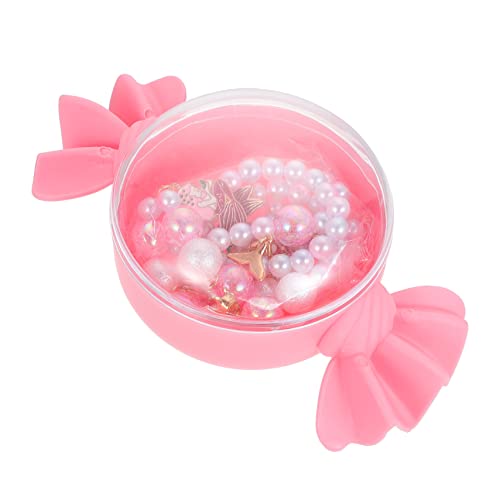 BESPORTBLE 4 Stück Schmuck Set Meerjungfrau Halskette Armband Ring Bunte Perlen Niedlich Cartoon Legierung für Mädchen von BESPORTBLE