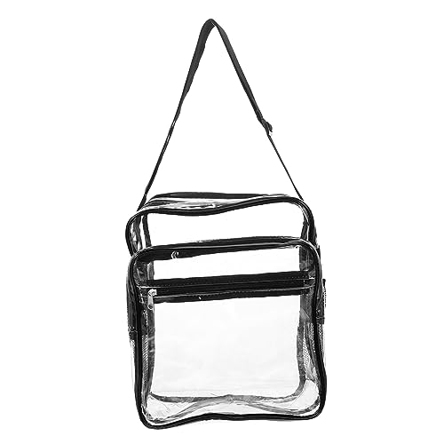 BESPORTBLE 4 Stück Transparente Damentasche Reise Umhängetasche Klare Kuriertasche Klare Tasche Umhängetasche Für Damen Reise-Einkaufstasche Kulturbeutel Aufbewahrungskiste PVC Reisen Bote von BESPORTBLE