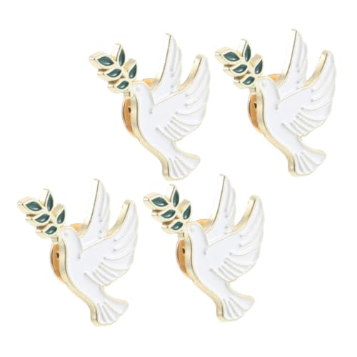 BESPORTBLE 4 Stück Stilvolle Metallpins für Kleidung Rucksäcke und Federmäppchen Einzigartiger Emaillierter Schmuck für Täglichen Gebrauch und Besondere Anlässe von BESPORTBLE