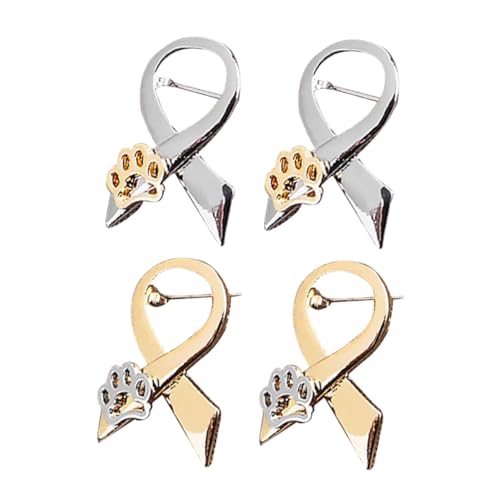 BESPORTBLE 4 Stück Hundeklaue Brosche Legierung Dekorative Brustnadel Für Damen Und Herren Cartoon Design Für Partys Und Alltagsmode von BESPORTBLE