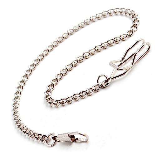 BESPORTBLE 4 Stück Teiliges Metall Taschenuhr Ketten Jeans Gürtel Ketten für Herren Retro Stil Robustes Material Vielseitig als Schlüsselanhänger und Taschenaccessoire Farben Gold Silber Rot von BESPORTBLE