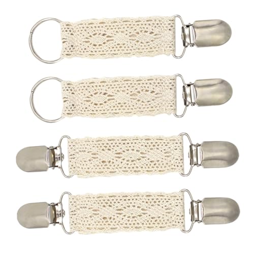 BESPORTBLE 4 Stück Teiliges Multifunktions Cardigan Clips und Hut Clips Tragbarer Reisehalter für Mützen Taschen und Strickjacken Stilvoller Verschluss für Damen und Outdoor Reisezubehör von BESPORTBLE