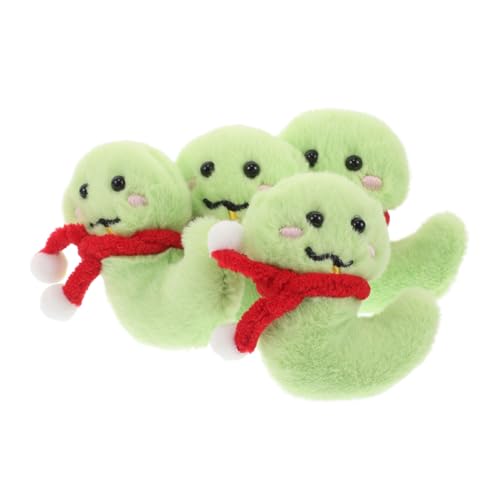 BESPORTBLE 4 Stück Teiliges Niedliche Plüschschlangen Broschen für Diy Kleidung Taschen Hüte Festliche Accessoires für Neujahrsfeiern und Geburtstagsfeiern von BESPORTBLE