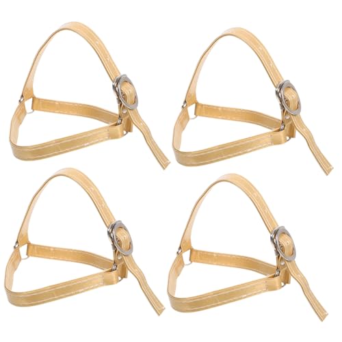 BESPORTBLE 4 Stück Teiliges PU High Heel Schuhriemen Verstellbare Abnehmbare Anti rutsch Bänder für Damen Komfortable Fersenunterstützung Elegant für Hochzeiten und Besondere Anlässe von BESPORTBLE