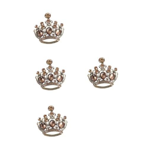 BESPORTBLE 4 Stück Tiara Brosche Legierung Elegantes Retro Design für Damen Herren Sicherer Langlebiger Anstecker für Kleidung Schals Taschen für Besondere Anlässe Festliche Veranstaltungen von BESPORTBLE