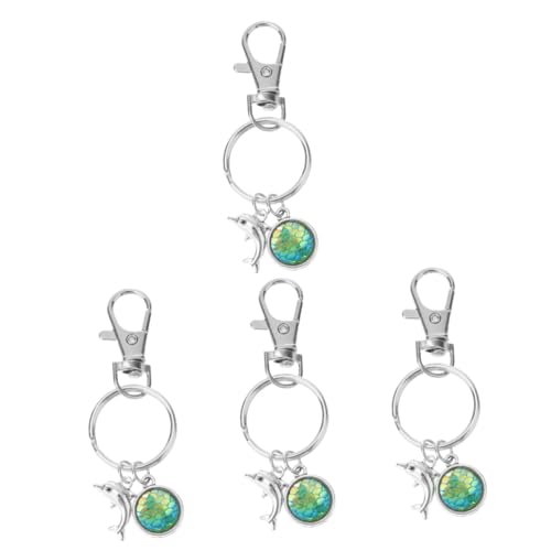 BESPORTBLE 4 Stück Tier Schlüsselanhänger Anhänger Niedliches Design Langlebig Farbenfroh Perfektes Taschenzubehör für Damen Herren von BESPORTBLE