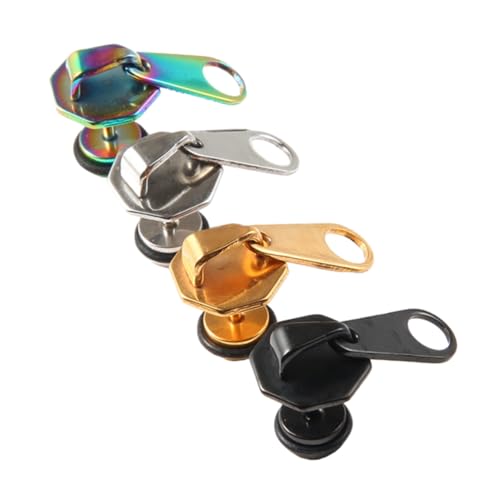 BESPORTBLE 4 Stück Titanstahl Hantel Ohrstecker Unisex Leichter Schmuck Modisch Langlebig Einzigartiges Design für Alltag Party Damen Herren Zufällige Farbe Zufällige Farbe von BESPORTBLE