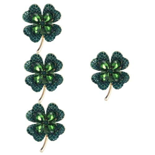 BESPORTBLE 4 Stück Vierblättriges Kleeblatt-corsage Mode Elegant Smaragd Stifte Bunt Anstecknadel Für Kleidung Frauen Sicherheitsnadel Für Kleidung Abzeichen Für Frauen Strasssteine Green BESPORTBLE 4 Stück Vierblättriges Kleeblatt-corsage Mode Elegant Smaragd Stifte Bunt Anstecknadel Für Kleidung Frauen Sicherheitsnadel Für Kleidung Abzeichen Für Frauen Strasssteine Green von BESPORTBLE