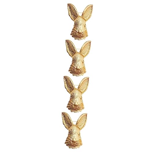BESPORTBLE 4 Stück Vintage Kaninchen Brosche für Damen Brosche mit Niedlichem Hasen Design Accessoire für Kleidung Schals Hüte für Verschiedene Anlässe Outfits von BESPORTBLE