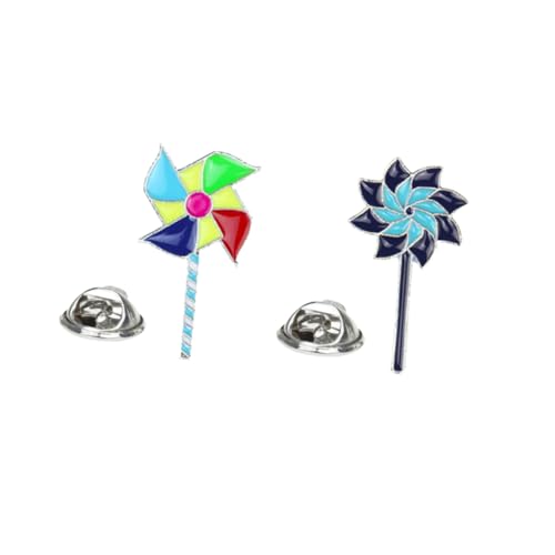BESPORTBLE 4 Stück Windmühlen Brosche Für Damen Süße Windmühlen Hutclip Kleine Mädchen Brosche Anzüge Lustige Emaille Brosche Brosche Aus Legierung von BESPORTBLE