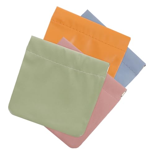 BESPORTBLE 4stücke Mini-Lippenstift-Aufbewahrungstasche Klein Für Handtasche Stifthalter Beutel Mit Druckknopfverschluss Süßes Münztäschchen Make-up-Organizer von BESPORTBLE