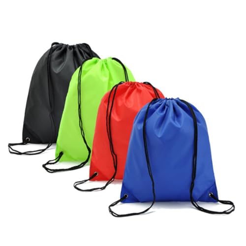 BESPORTBLE 4 Stücke wasserdichte Kordelzug Tasche Langlebig Rucksäcke Kordelzug Sack Lagerung Tasche Kordel Tasche Zufällige Farbe von BESPORTBLE