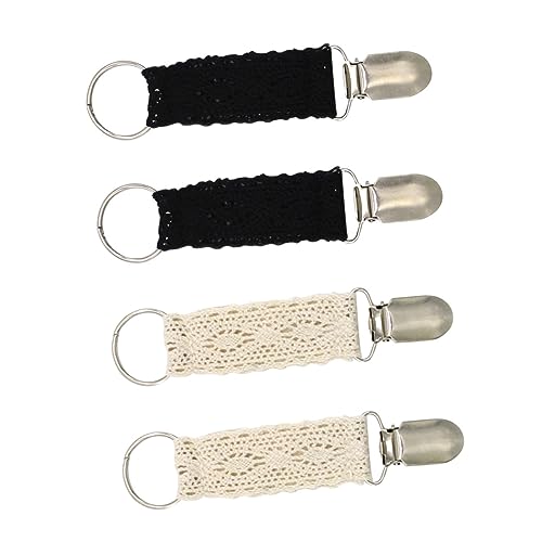 BESPORTBLE 4stücke Hutclips Aus Spitze Reisehutclip Tragbar Taschenclip Für Damen Hutclips Für Handtaschen Rucksäcke Für Draußen Mädchen Outdoor Reisen von BESPORTBLE