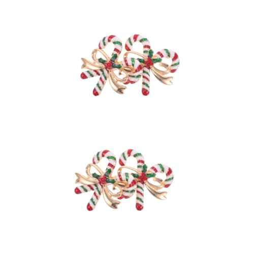 BESPORTBLE 4 Weihnachtsbroschen aus Emaille Cartoon Bunte Anstecknadeln für Kleidung Pullover Hemdkragen Corsage für Damen und Accessoire Dekoration von BESPORTBLE