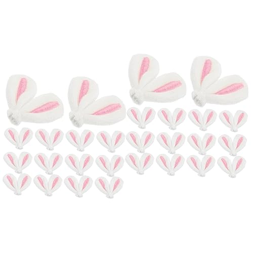 BESPORTBLE 40 Stck. Teiliges DIY Haarclip mit Niedlichen Hasenohren Bunte Haarschmuck Charms für Handarbeiten Scrapbooking und Kreative Haaraccessoires Geeignet für Mädchen und Bastelprojekte von BESPORTBLE