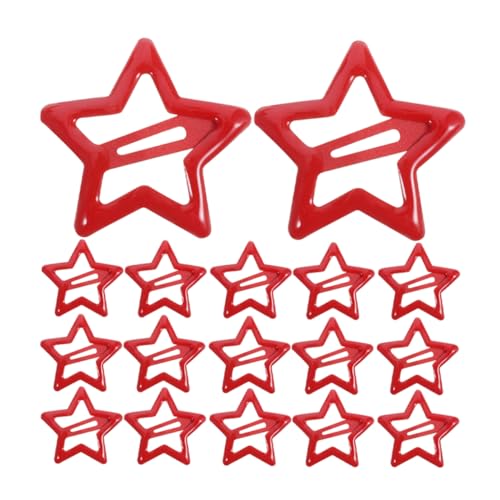 BESPORTBLE 40stücke Stern-haarspangen Mit Druckknopf Dekorative Haarspangen Aus Metall Für Frauen Kleine Mit Sternmotiv von BESPORTBLE