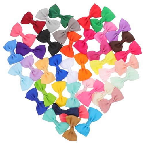 BESPORTBLE 40stücke Haarspangen Mit Schleifen Für Junge Mädchen Und Kleinkinder Haarschmuck Aus Hochwertigem Material Bunte Frisur-accessoires Für Mädchen von BESPORTBLE