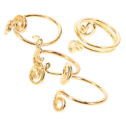 BESPORTBLE 4Er Set handgefertigte Zehenringe Fußschmuck Set Einstellbarer fußschmuck Strang Zirkonia Ringe Verstellbarer fußschmuck Zehenringe verstellbar Spiralring Fußringe Messing Golden BESPORTBLE 4Er Set handgefertigte Zehenringe Fußschmuck Set Einstellbarer fußschmuck Strang Zirkonia Ringe Verstellbarer fußschmuck Zehenringe verstellbar Spiralring Fußringe Messing Golden von BESPORTBLE