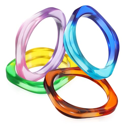 BESPORTBLE 4stücke Damen Armreifen Aus Armbänder Für Frauen Chunky Armbänder Schmuck Handarmbänder Für Damen von BESPORTBLE