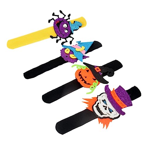 BESPORTBLE 4Stücke Halloween Slap Armbänder Für Dekorative Handgelenkarmbänder Mit Kürbis Und Fledermausdesign Für Halloween Partys Und Kindergeburtstage Farbenfrohe BESPORTBLE 4Stücke Halloween Slap Armbänder Für Dekorative Handgelenkarmbänder Mit Kürbis Und Fledermausdesign Für Halloween Partys Und Kindergeburtstage Farbenfrohe von BESPORTBLE
