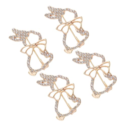BESPORTBLE 4stücke Metall-pins Für Bags Niedliche Kaninchen Broschen Für Kleidung Jacken Und Anzüge Mit Strass-elementen Hübsche Tier-anstecknadeln Für Damen von BESPORTBLE