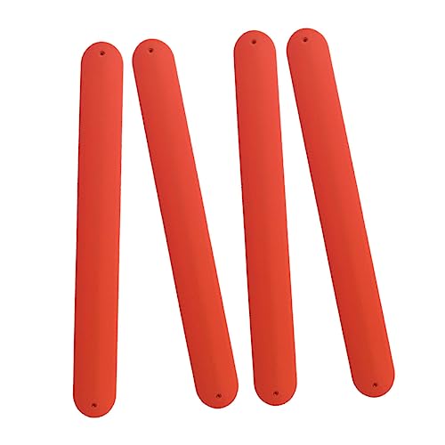 BESPORTBLE 4 Stücke Silikon Slap Armbänder für Kinder Selbstgemacht Farbige Snap Armbänder Flexibel und Hautfreundlich Party für Geburtstagsfeiern Langlebig und Wiederverwendbar von BESPORTBLE