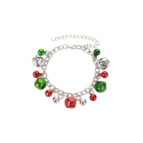 BESPORTBLE 4stücke Damen Halskette Aus Legierung Mit Kleinen Glöckchen Weihnachtsschmuck Legierungsarmband Glockenschmuck Für Frauen Und Mädchen Kreativer Schmuck Für Partys Und von BESPORTBLE