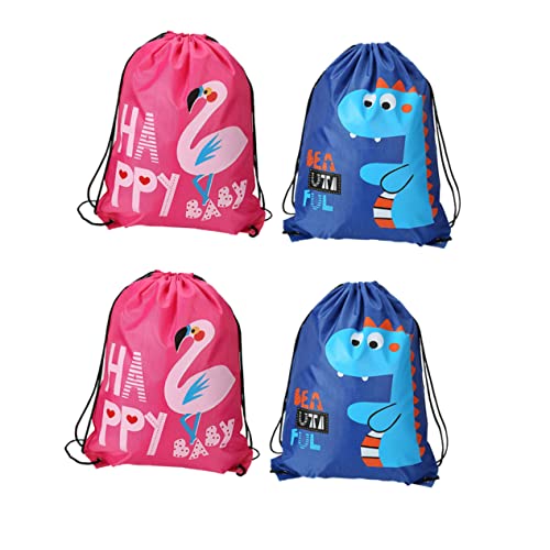 BESPORTBLE 4stücke Strand Badetasche Mit Kordelzugverschluss Und Atmungsaktiv Robuste Junge Mädchen-umhängetasche Für Sportkleidung Schuhe Und Schulbücher Leicht Zu Reinigen Als Rucksack von BESPORTBLE