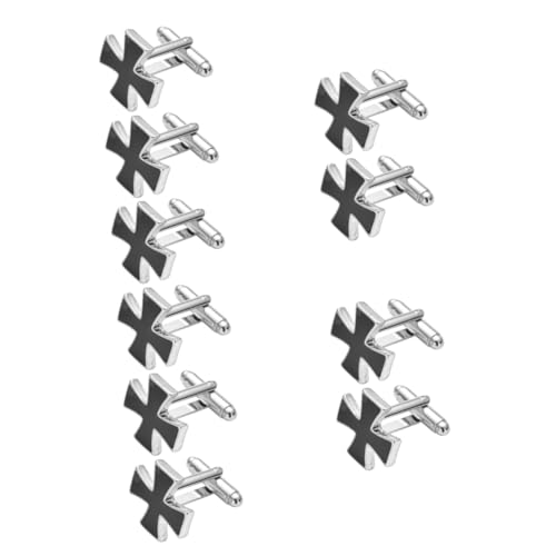 BESPORTBLE 5 Paar Anzug Zubehör Bräutigam Hemden Herren Gold Manschettenknöpfe Ohrstecker Metall Manschettenknöpfe Manschettenknöpfe Kleidung Schmuck Smoking Hemdknöpfe Business von BESPORTBLE