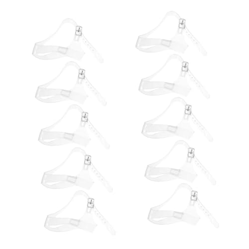 BESPORTBLE 5 Paare Transparente High Heel Schuhriemen aus Elastischem Tpu Abnehmbare Rutschfeste Schuhbänder mit Dreieckiger Struktur für Festen Halt bei Hochzeit Party und Alltag von BESPORTBLE