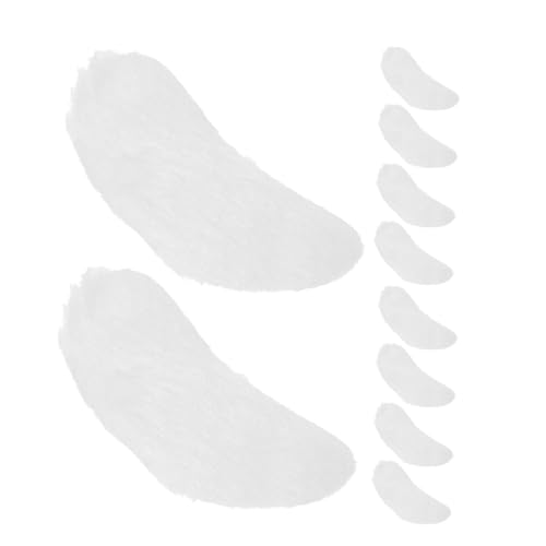 BESPORTBLE 5 Paare Weihnachtsmann Augenbrauen weiße, buschige Augenbrauen selbstklebende falsche augenbrauen Cosplay-Augenbrauen Requisiten verkleiden falsche weiße Augenbrauen Baumwolle von BESPORTBLE