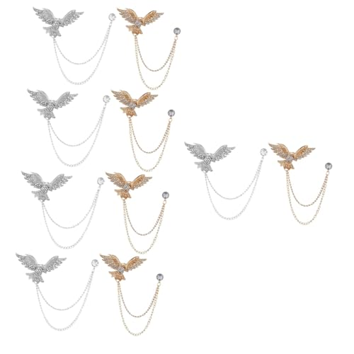 BESPORTBLE 5 Sätze Adler Brosche Tierbrosche Schmuck Retro-anzug Vogel Brosche Broschenclip Mit Quaste Strassbrosche Pin Adler Anstecknadel Strassbroschen Tier Brosche Legierung 2 Stücke * 5 BESPORTBLE 5 Sätze Adler Brosche Tierbrosche Schmuck Retro-anzug Vogel Brosche Broschenclip Mit Quaste Strassbrosche Pin Adler Anstecknadel Strassbroschen Tier Brosche Legierung 2 Stücke * 5 von BESPORTBLE