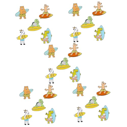 BESPORTBLE 5 Sätze Cartoon Tier Anstecknadel Süße Hutbrosche Anstecknadeln Tierdekoration Die Tier Anstecknadel Für Kleidung Dekorative Anstecknadeln Tier Anstecknadel 5 Stück * 5 von BESPORTBLE