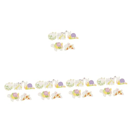 BESPORTBLE 5 Sätze Cartoon Tier Broschen Legierung Kreative Anstecker Für Kleidung Taschen Accessoires Niedliche Tiermotive Langlebig Hautfreundlich 5 Stück * 5 von BESPORTBLE