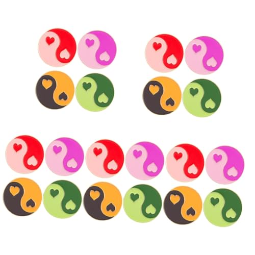 BESPORTBLE 5 Sätze Herz Brosche Clip Kreative Stilvolle Abzeichen Für Kleidung Schals Taschen Hüte Valentinstag Hochzeiten Jubiläen 4 Stücke * 5 von BESPORTBLE