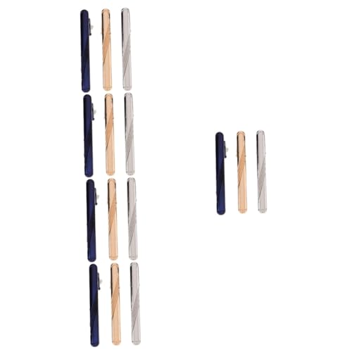 BESPORTBLE 5 Sätze Krawattenklammer-set Krawattenverschluss Trauzeugen Krawattenklammern Herren-krawatten-accessoires Regulär Hemdkragen-clip Kragenstange Hemdclipschnalle Kupfer 3 Stück * 5 von BESPORTBLE